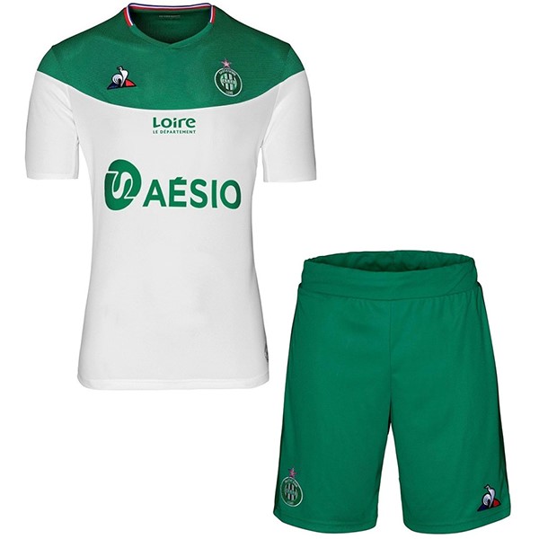 Camiseta Saint étienne Primera equipo Niños 2019-20 Blanco